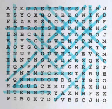 Psalm 23 Word Search Puzzle