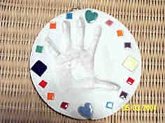 Prayer Hand Plaster Craft