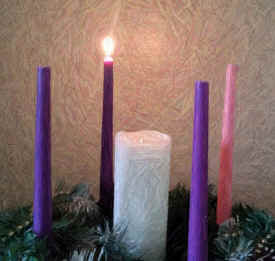 Advent Candles Week 1