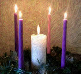 The Advent Christ Candle
