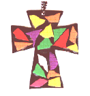 mosaic cross, children's Christian art activity