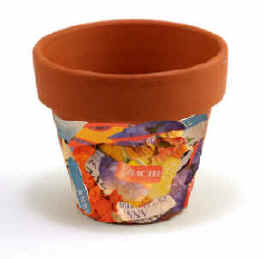 Collage flower pot Mother's Day Gift Idea